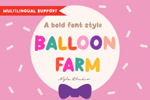 Balloon Farm: The Playful Sans-Serif That Brings Joy to Your Designs