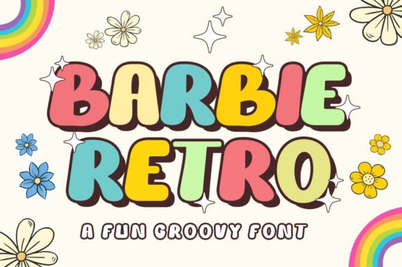 Barbei Retro: Strategic Typography for Brand Positioning and Visual Impact