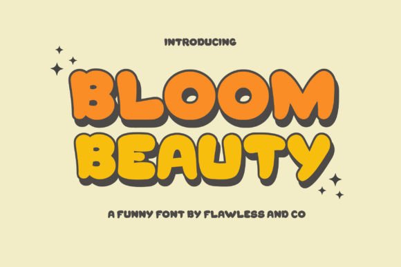 Bloom Beauty: Playful Bold Handwritten Font