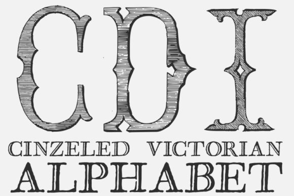 Cinzeled Victorian Alphabet: A Vintage Design Guide