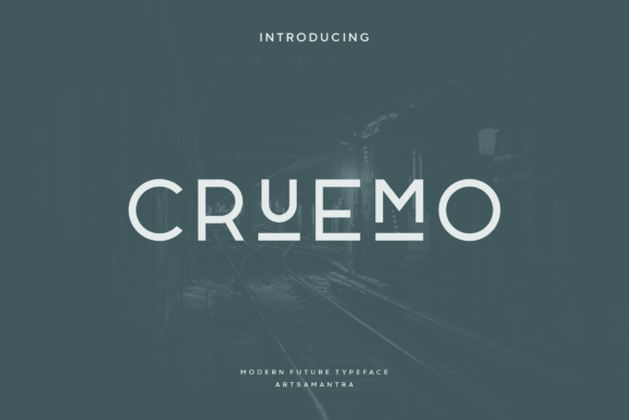 Cruemo - Modern Display Typeface: Elevating Your Design with Futuristic Flair