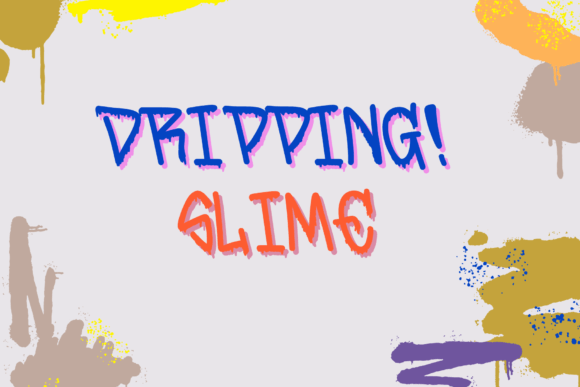 Dripping Slime: Integrating a Playful Display Font into Professional Design Workflows