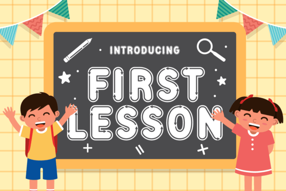 First Lesson: The Friendly Display Font for Joyful Design Projects