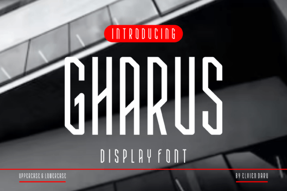 Gharus: Elevating Your Design with a Unique Display Font