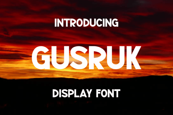 Gusruk Display Font: Evaluation, Use Cases, and Design Considerations