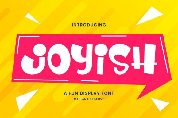 Joyish: The Friendly Display Font That Simplifies Creative Design