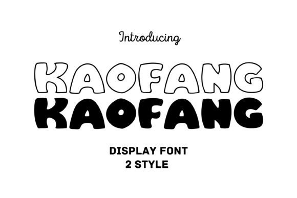 Kaofang Font: Modern Display Typography for Bold Headings