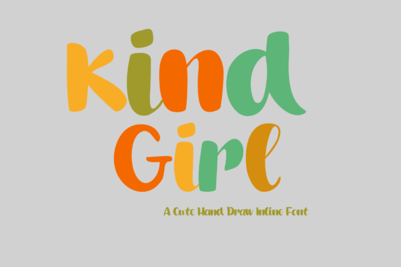 Kind Girl: Elevating Design with Handwritten Charm and Casual Warmth