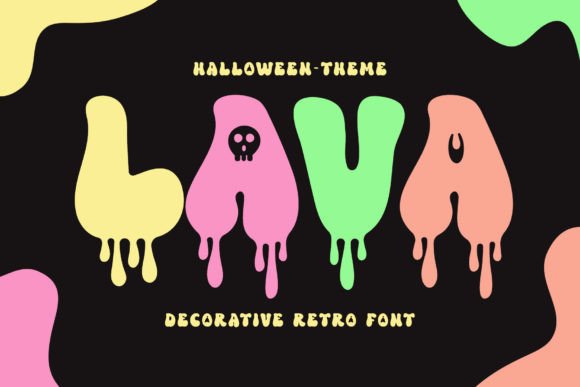 Lava: The Ultimate Retro Halloween Font for Spooky Designs
