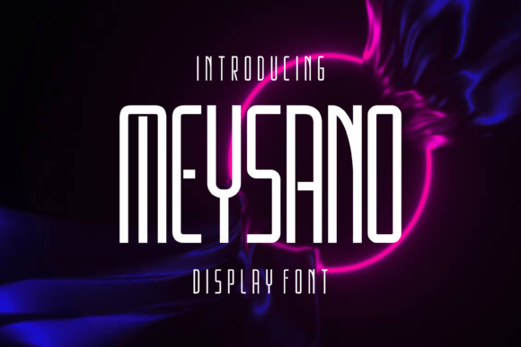 Meysano: The Quirky Display Font for Modern Design