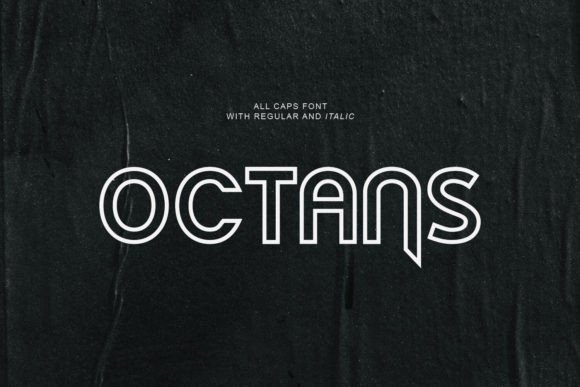 Octans: The Charismatic Display Font for Bold Designs