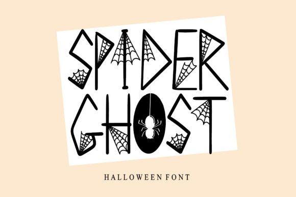 Spider Ghost: The Ultimate Halloween Decorative Font for Spooky Designs