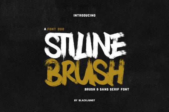 Stiline Brush: Elevating Design with Modern Hand-Brushed Typography