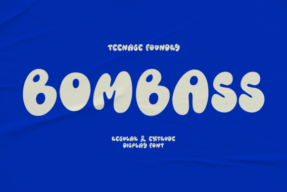 TF Bombass: Groovy Retro Font for Bold Designs