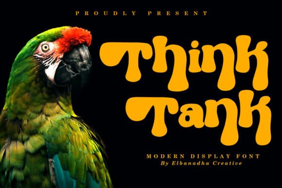 Thinktank: A Groovy Display Font for Bold Design