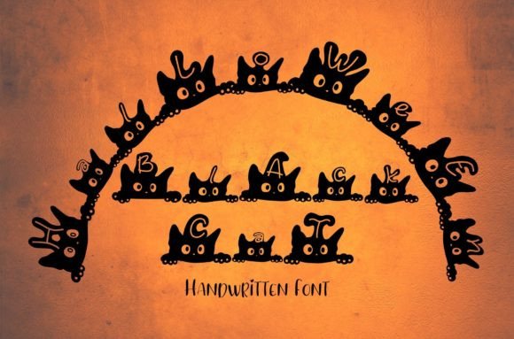 Unleashing Spooky Charm: Why Halloween Black Cat Is the Ultimate Display Font for Seasonal Design