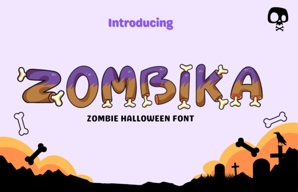 Zombika: The Skeleton-Inspired Halloween Font That Brings Humor to Your Designs